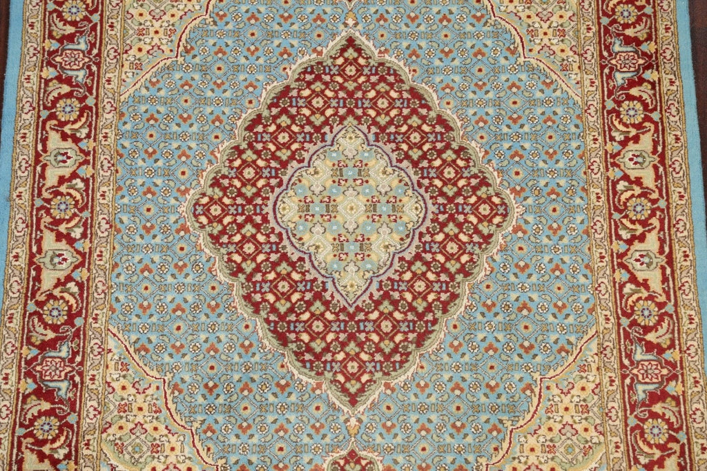 100% Vegetable Dye Tabriz Mahi Oriental Area Rug 4x6