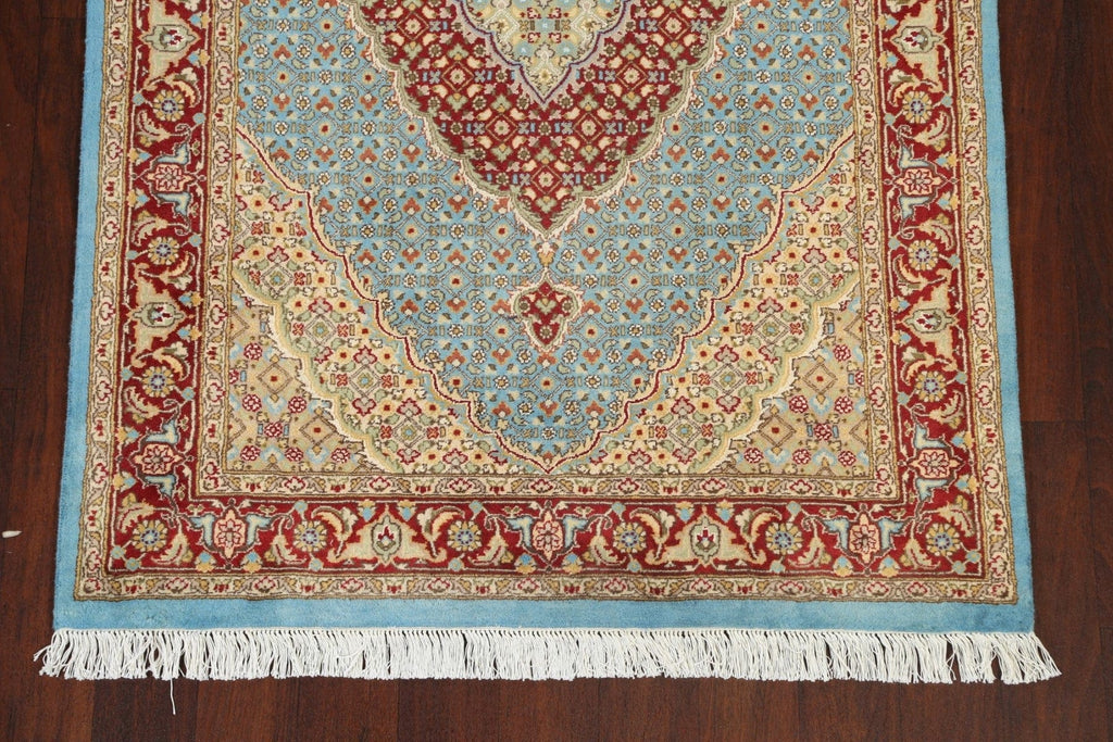 100% Vegetable Dye Tabriz Mahi Oriental Area Rug 4x6