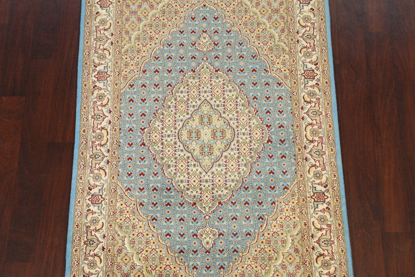 100% Vegetable Dye Tabriz Mahi Oriental Area Rug 4x6