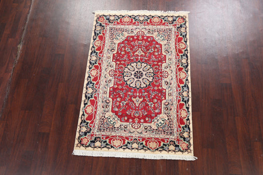 100% Vegetable Dye Floral Tabriz Oriental Area Rug 4x6