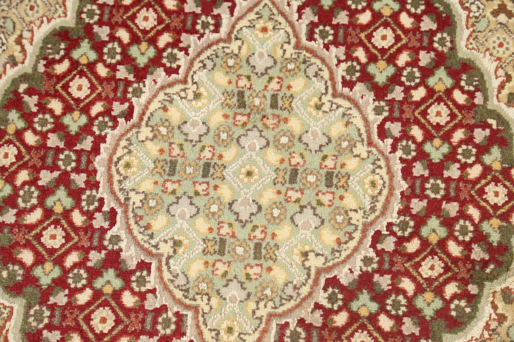 100% Vegetable Dye Tabriz Mahi Oriental Area Rug 4x6