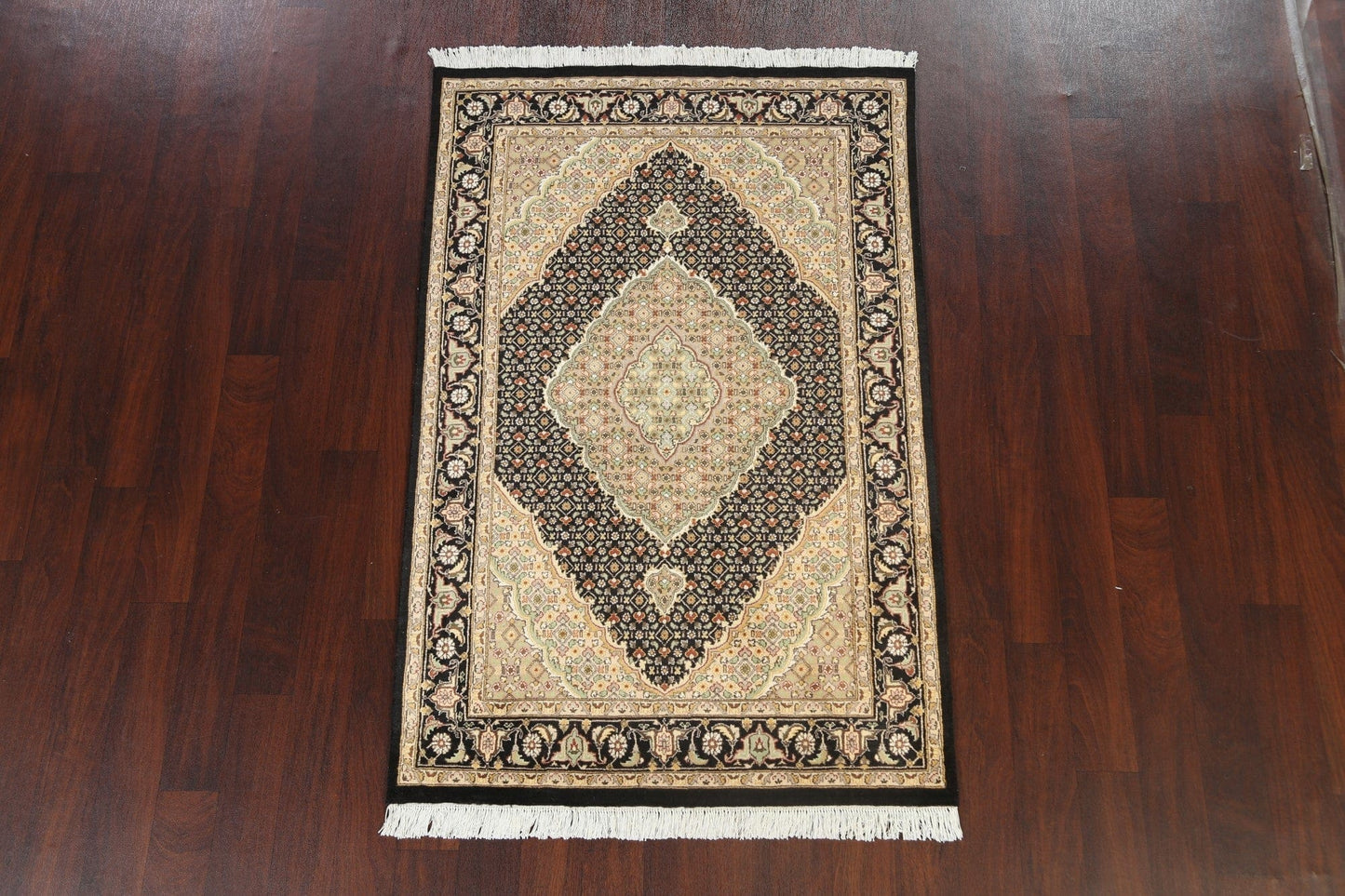 100% Vegetable Dye Tabriz Mahi Oriental Area Rug 4x6