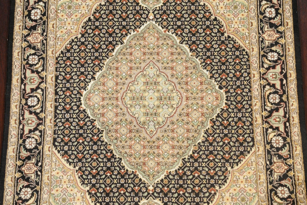 100% Vegetable Dye Tabriz Mahi Oriental Area Rug 4x6