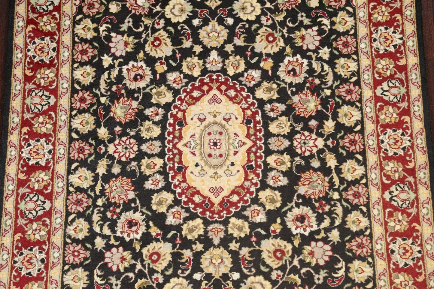 100% Vegetable Dye Tabriz Oriental Area Rug 4x6