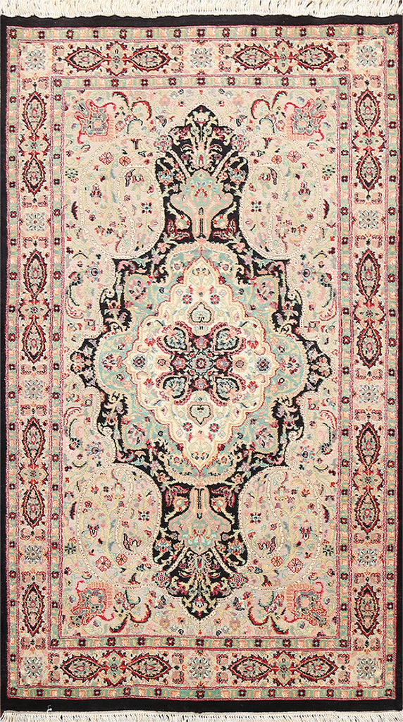 100% Vegetable Dye Tabriz Oriental Area Rug 3x5