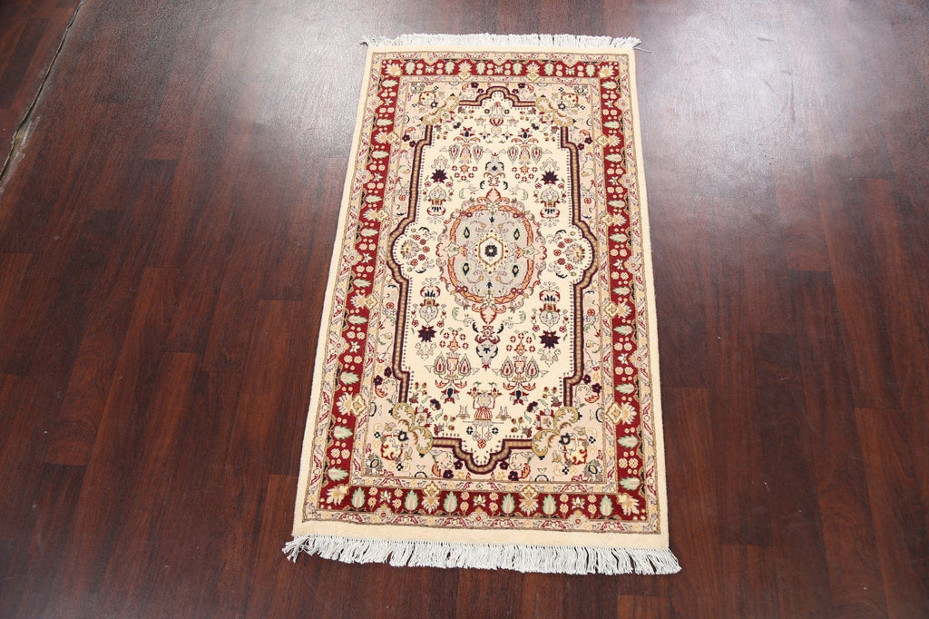 100% Vegetable Dye Tabriz Oriental Area Rug 3x5