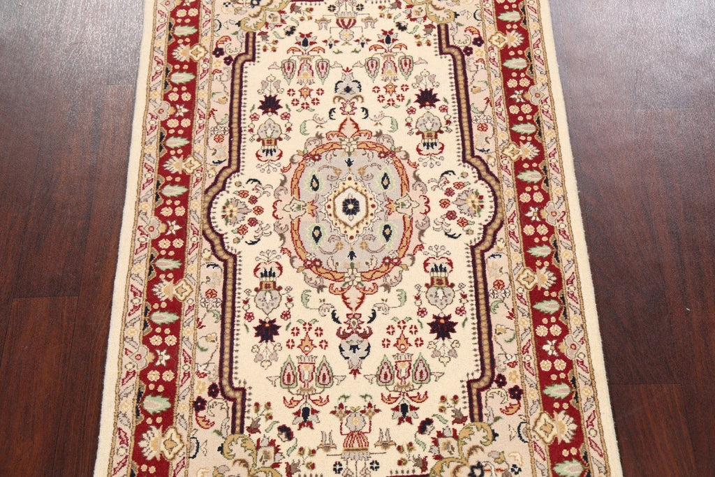 100% Vegetable Dye Tabriz Oriental Area Rug 3x5