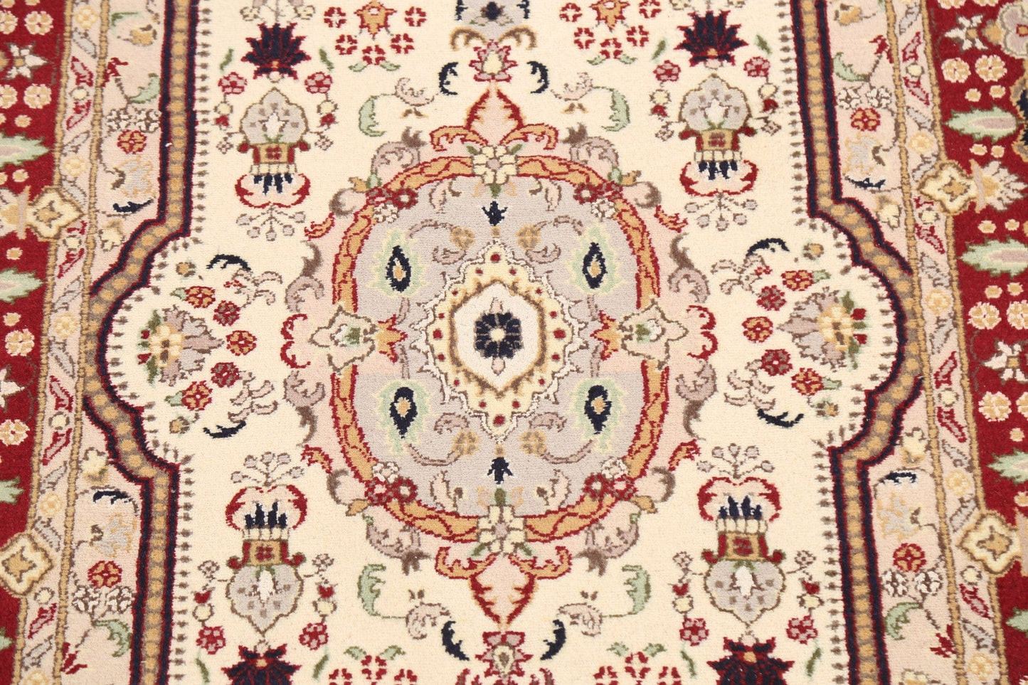 100% Vegetable Dye Tabriz Oriental Area Rug 3x5