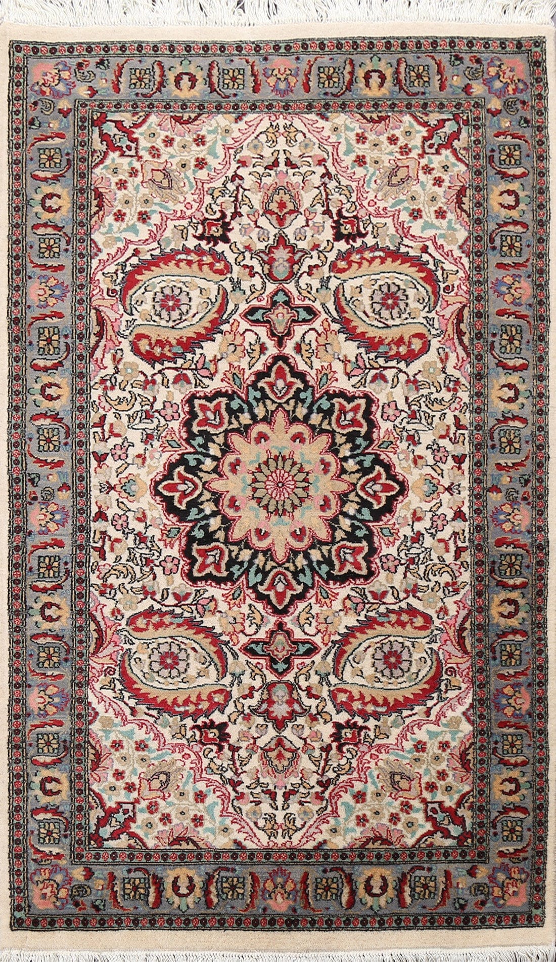 100% Vegetable Dye Tabriz Oriental Area Rug 3x5