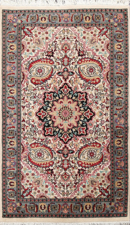 100% Vegetable Dye Tabriz Oriental Area Rug 3x5