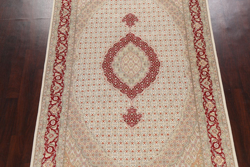 100% Vegetable Dye Tabriz Mahi Oriental Area Rug 6x10