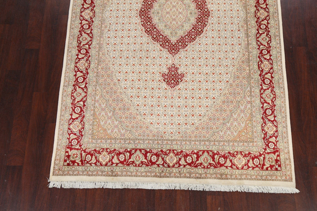 100% Vegetable Dye Tabriz Mahi Oriental Area Rug 6x10