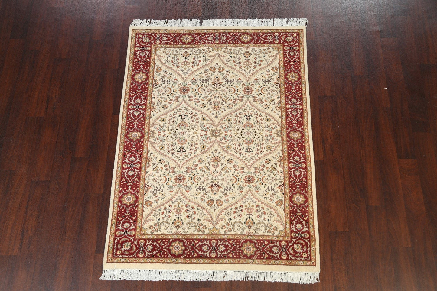 Vegetable Dye Floral Tabriz Oriental Area Rug 5x6