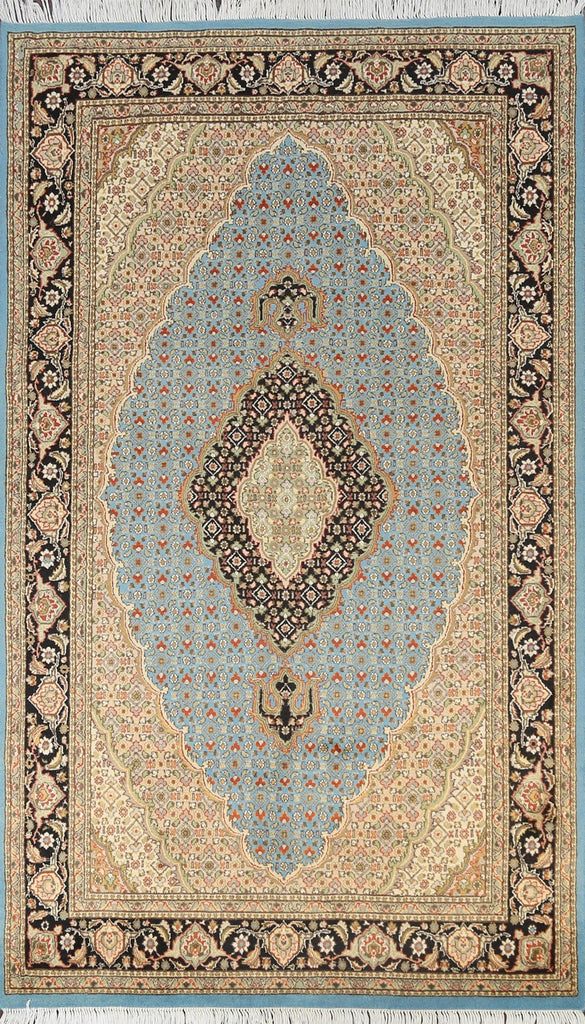 Vegetable Dye Tabriz Mahi Oriental Area Rug 5x7