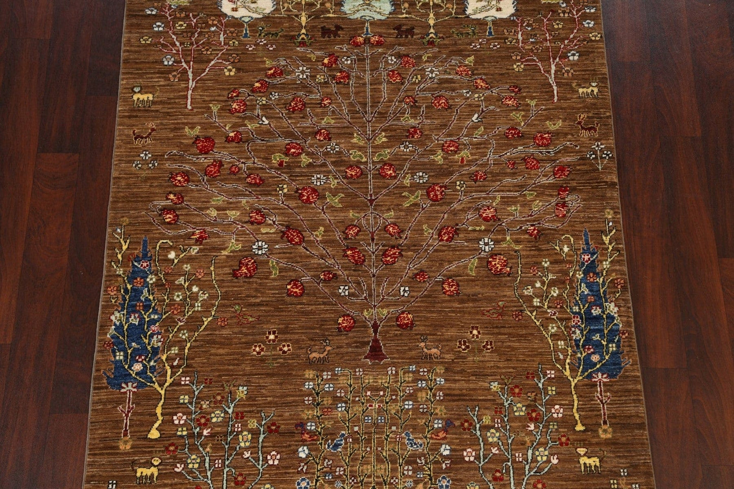 Floral Kazak Oriental Area Rug 5x6