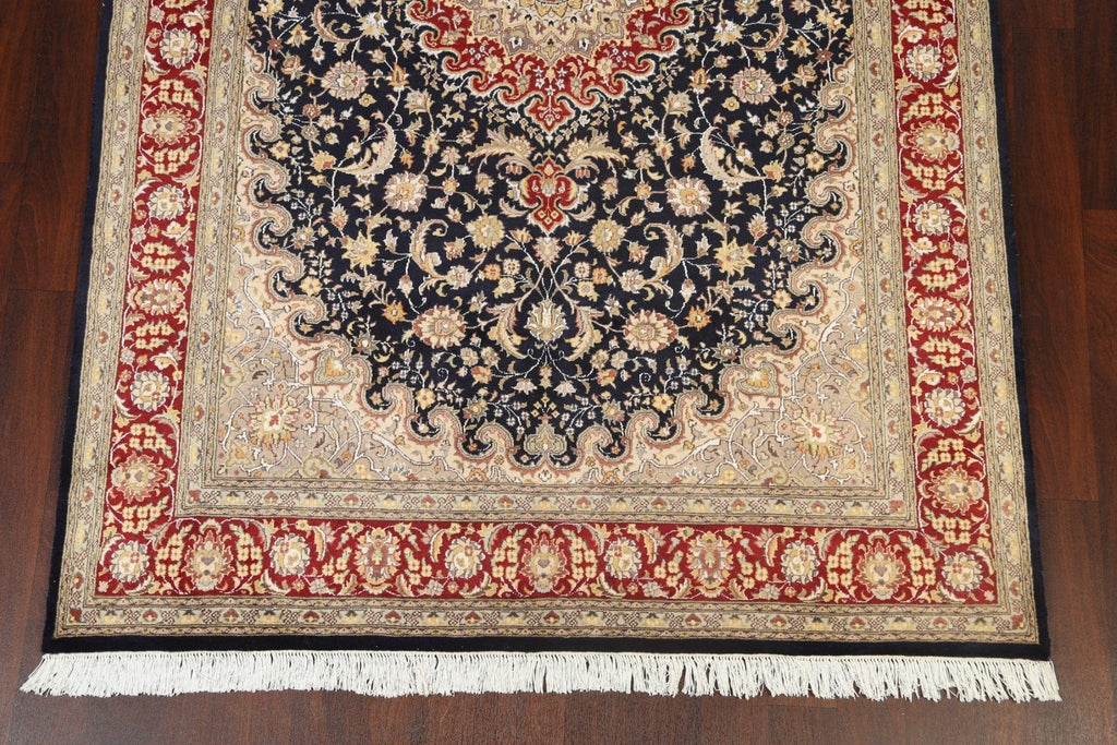 Vegetable Dye Floral Tabriz Oriental Area Rug 6x9