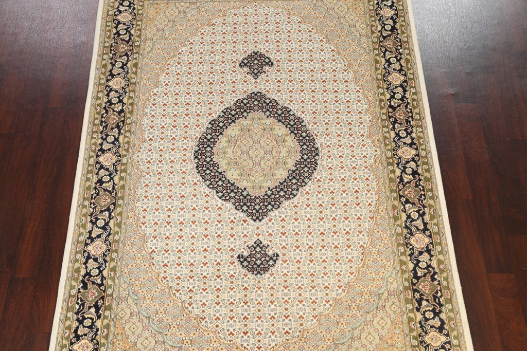 100% Vegetable Dye Tabriz Mahi Oriental Area Rug 6x9