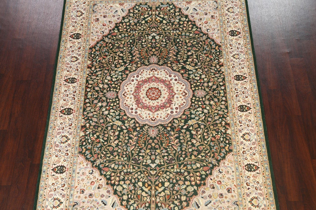 100% Vegetable Dye Tabriz Oriental Area Rug 6x9