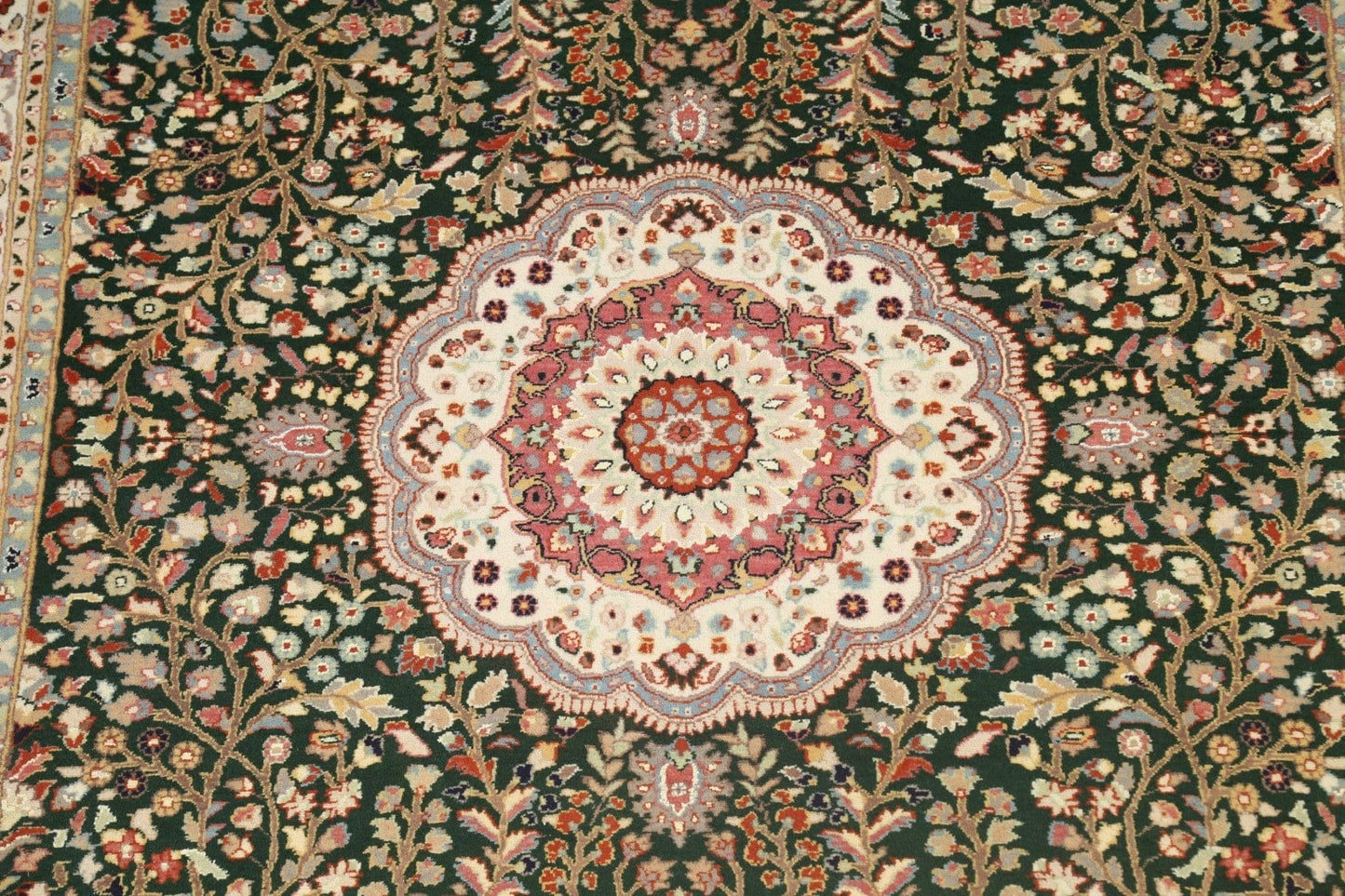 100% Vegetable Dye Tabriz Oriental Area Rug 6x9