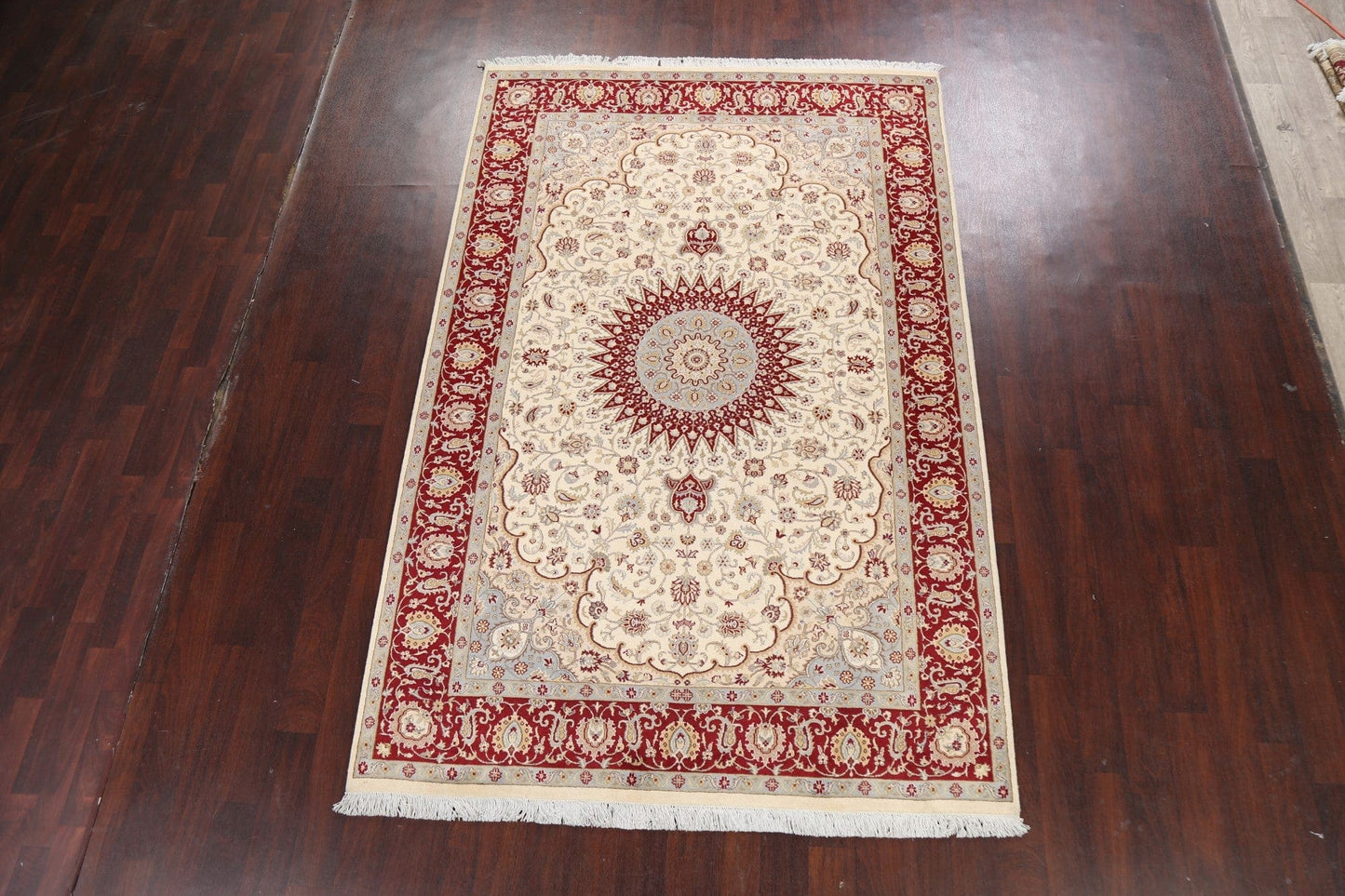 100% Vegetable Dye Tabriz Oriental Area Rug 6x9