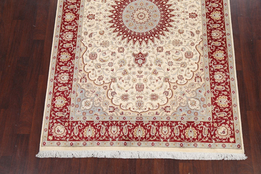 100% Vegetable Dye Tabriz Oriental Area Rug 6x9