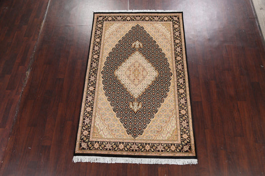 Vegetable Dye Geometric Tabriz Mahi Oriental Area Rug 5x8