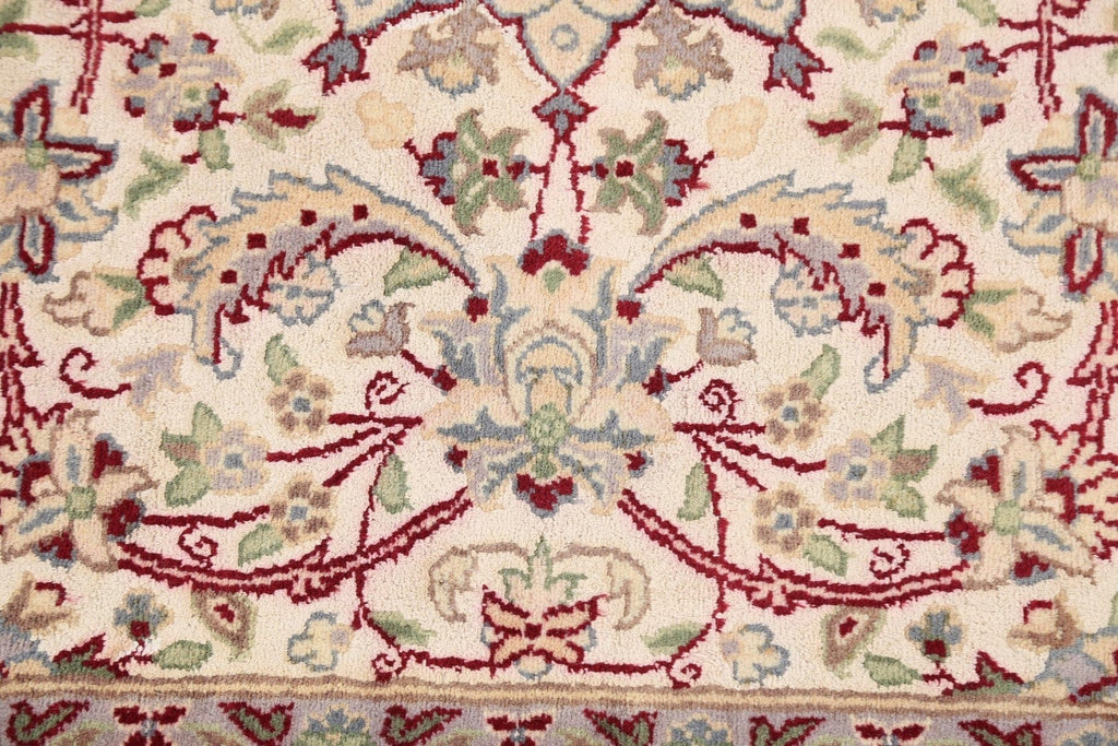 100% Vegetable Dye Floral Tabriz Oriental Area Rug 5x7