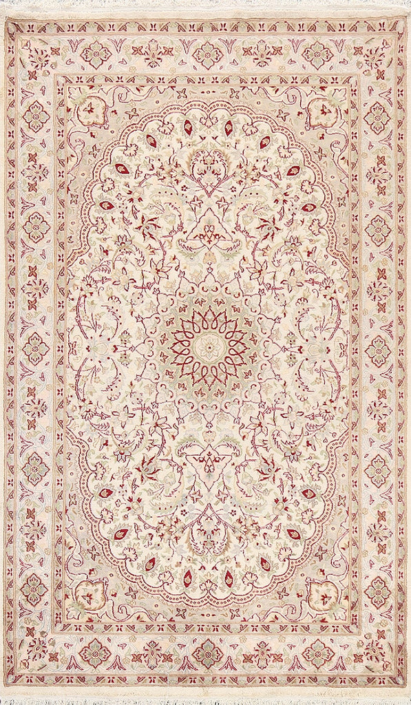 100% Vegetable Dye Tabriz Oriental Area Rug 5x7