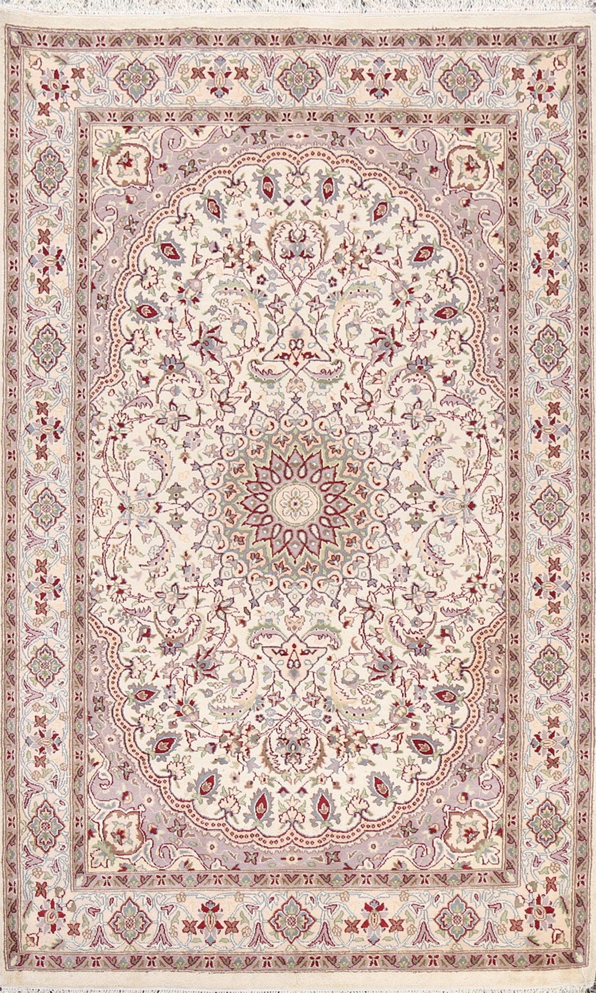 100% Vegetable Dye Tabriz Oriental Area Rug 5x8