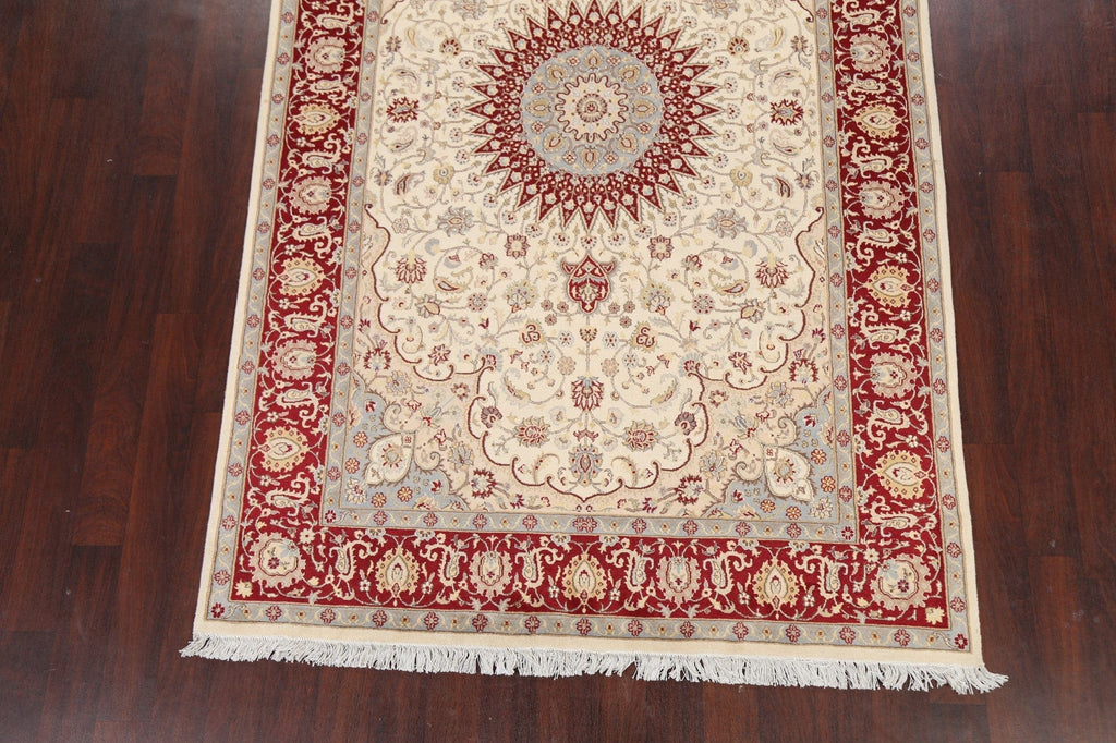 100% Vegetable Dye Tabriz Oriental Area Rug 6x9