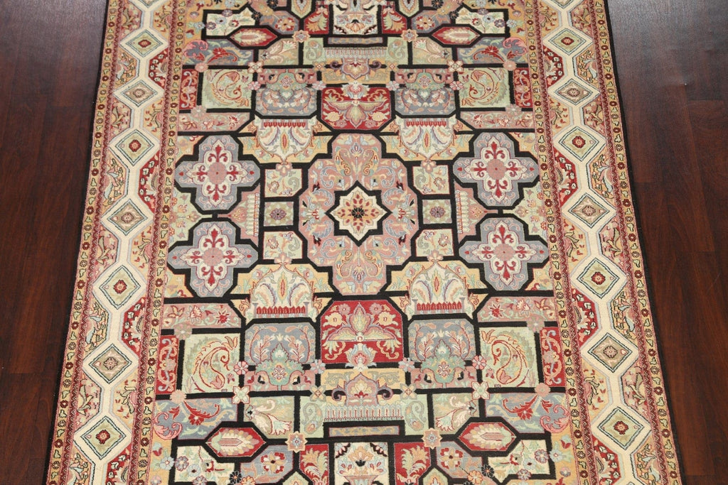 100% Vegetable Dye Isfahan Oriental Area Rug 6x9