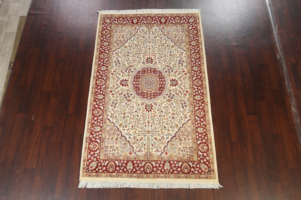 100% Vegetable Dye Tabriz Oriental Area Rug 5x8