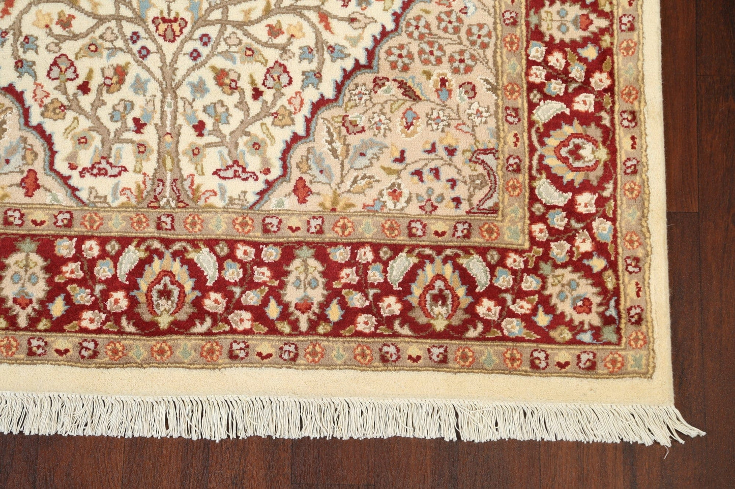 100% Vegetable Dye Tabriz Oriental Area Rug 5x8