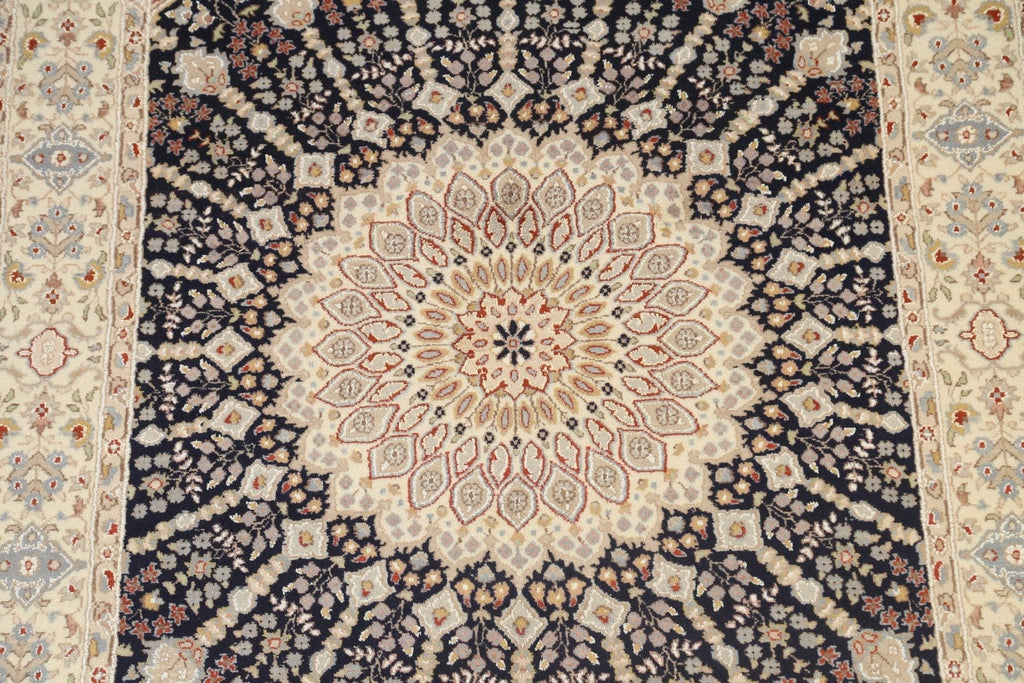 100% Vegetable Dye Geometric Tabriz Oriental Area Rug 5x8