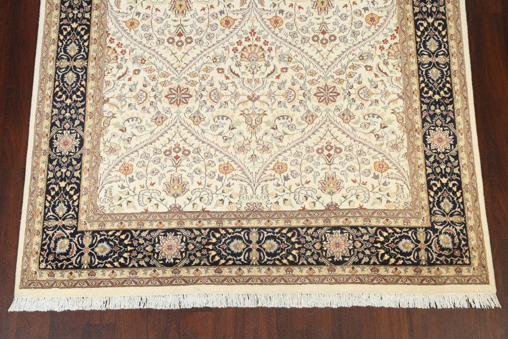 100% Vegetable Dye Tabriz Oriental Area Rug 6x9