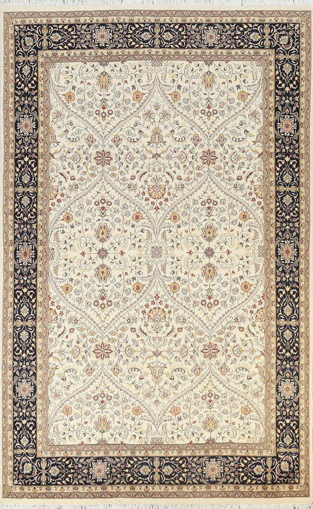 100% Vegetable Dye Tabriz Oriental Area Rug 6x9