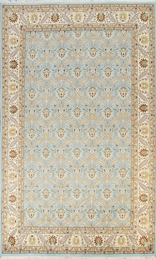 100% Vegetable Dye Tabriz Oriental Area Rug 6x9