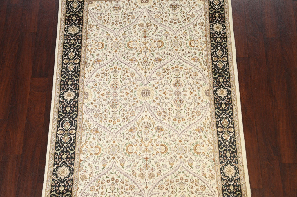 100% Vegetable Dye Floral Tabriz Oriental Area Rug 5x7