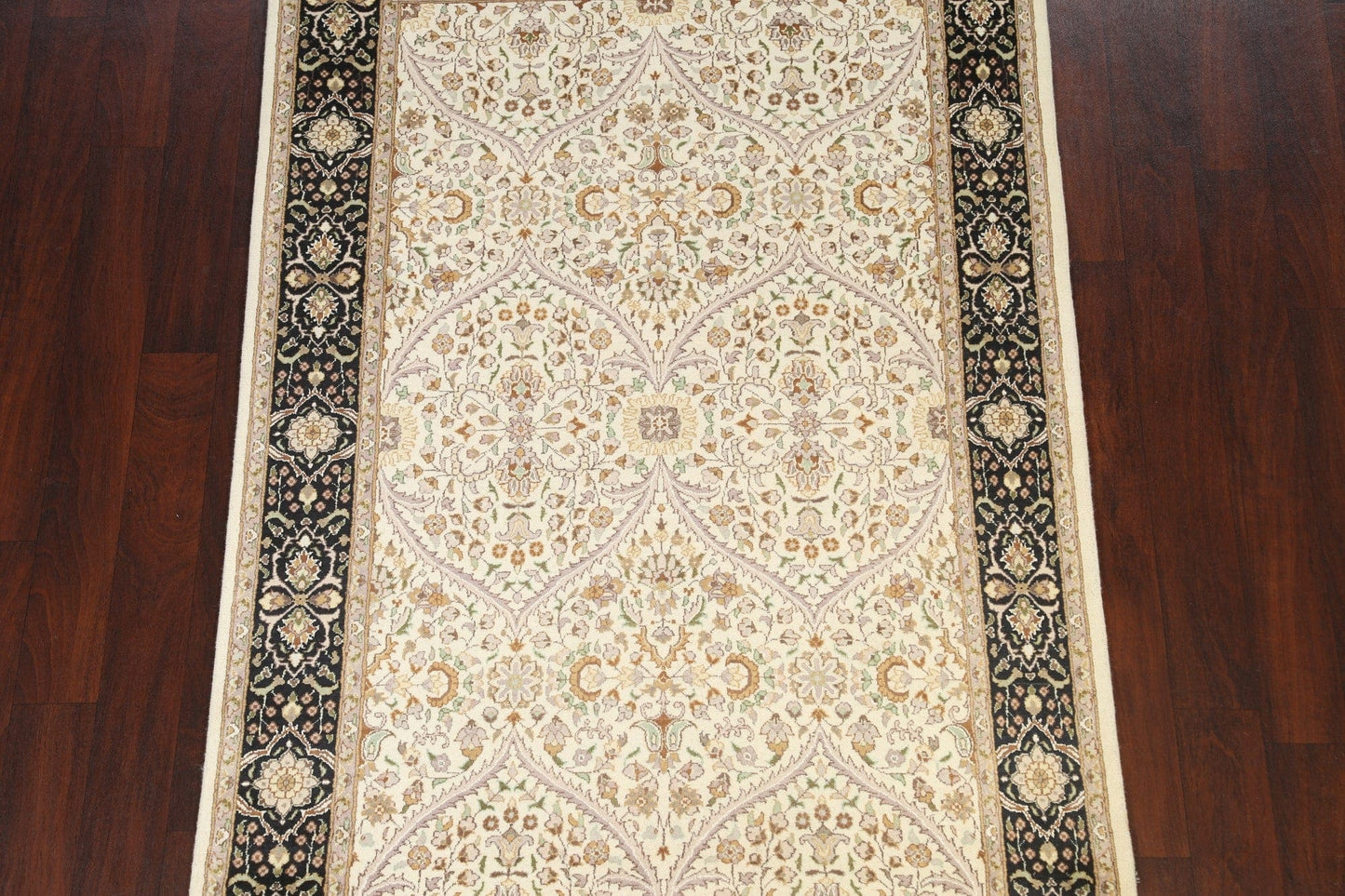 100% Vegetable Dye Floral Tabriz Oriental Area Rug 5x7