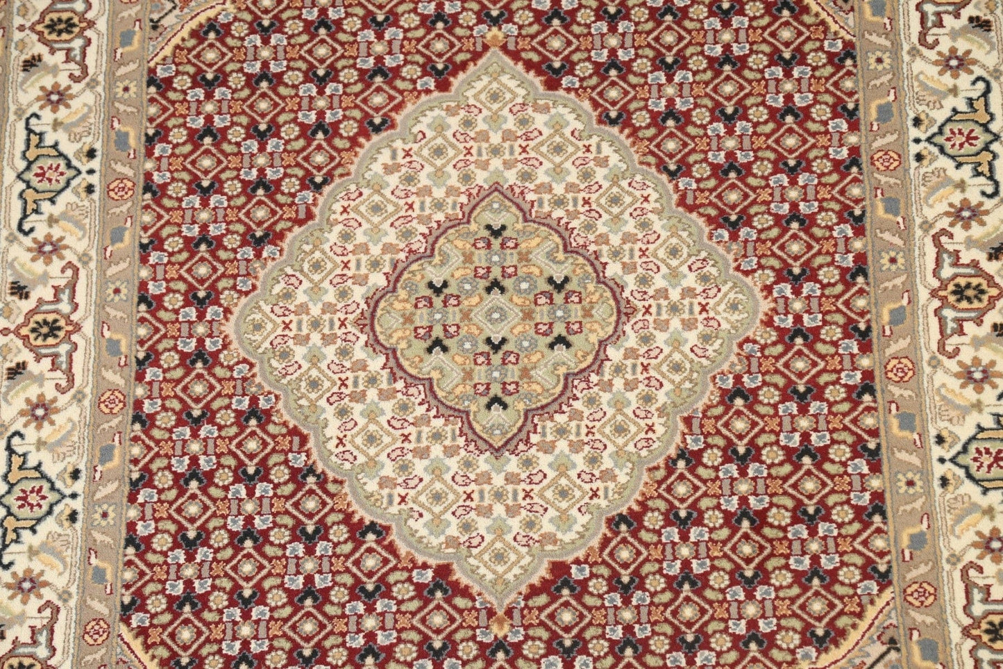 Traditional Tabriz Mahi Oriental Area Rug 5x7