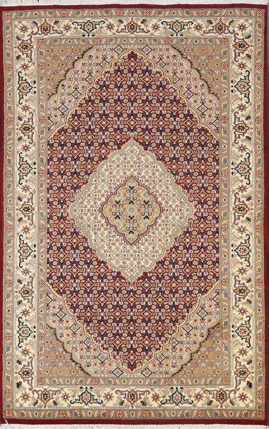 Traditional Tabriz Mahi Oriental Area Rug 5x7