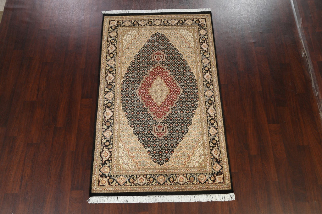 100% Vegetable Dye Tabriz Mahi Oriental Area Rug 5x8