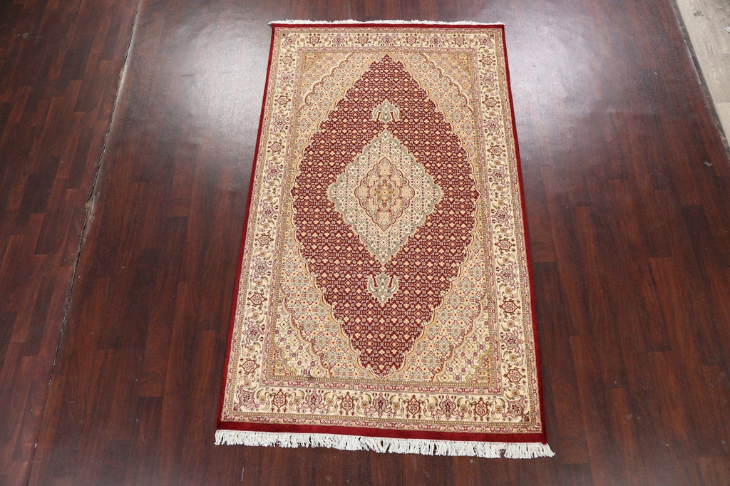 Traditional Tabriz Mahi Oriental Area Rug 5x9