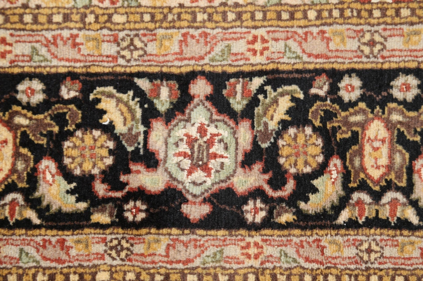 100% Vegetable Dye Tabriz Mahi Oriental Area Rug 5x8