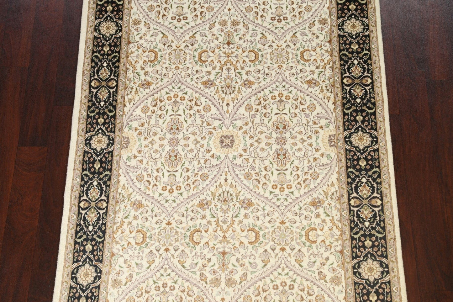 100% Vegetable Dye Floral Tabriz Oriental Area Rug 5x7