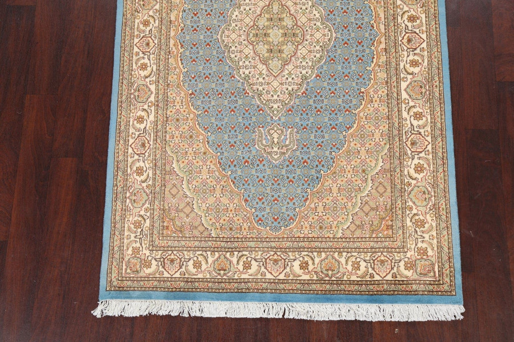 100% Vegetable Dye Tabriz Mahi Oriental Area Rug 5x7