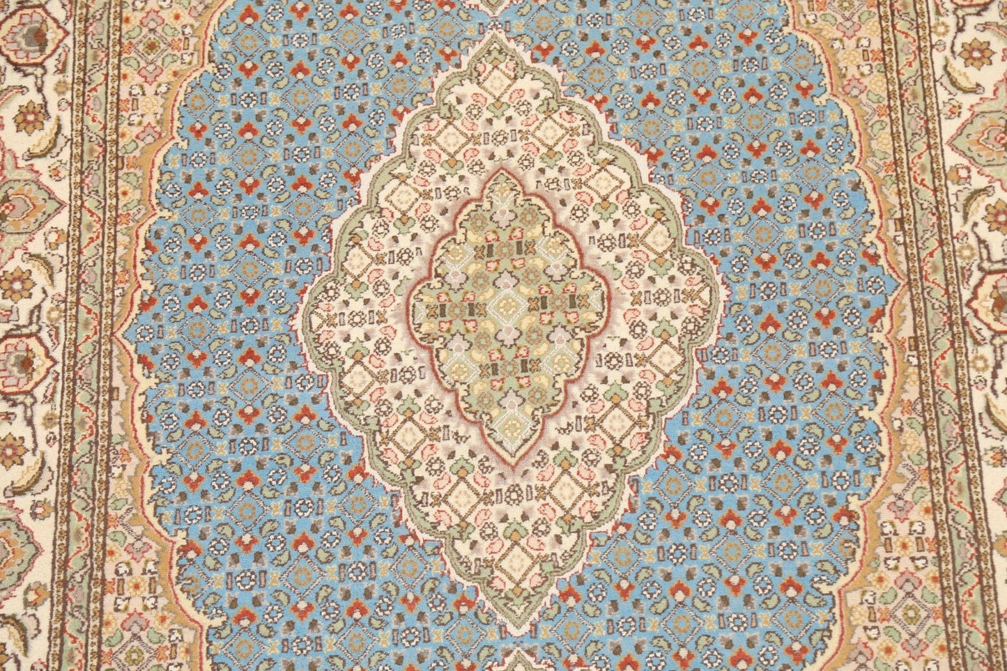 Traditional Tabriz Mahi Oriental Area Rug 4x7