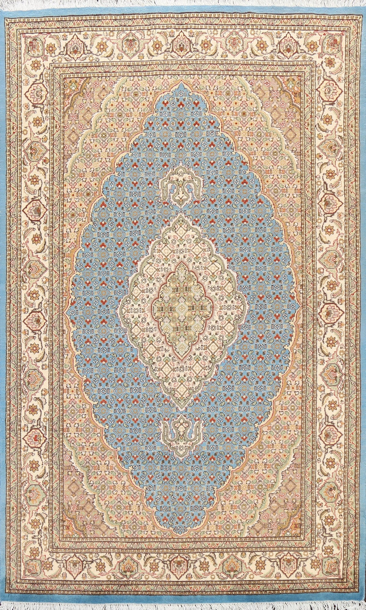 Traditional Tabriz Mahi Oriental Area Rug 4x7