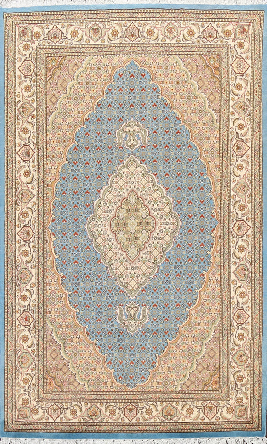 Traditional Tabriz Mahi Oriental Area Rug 4x7