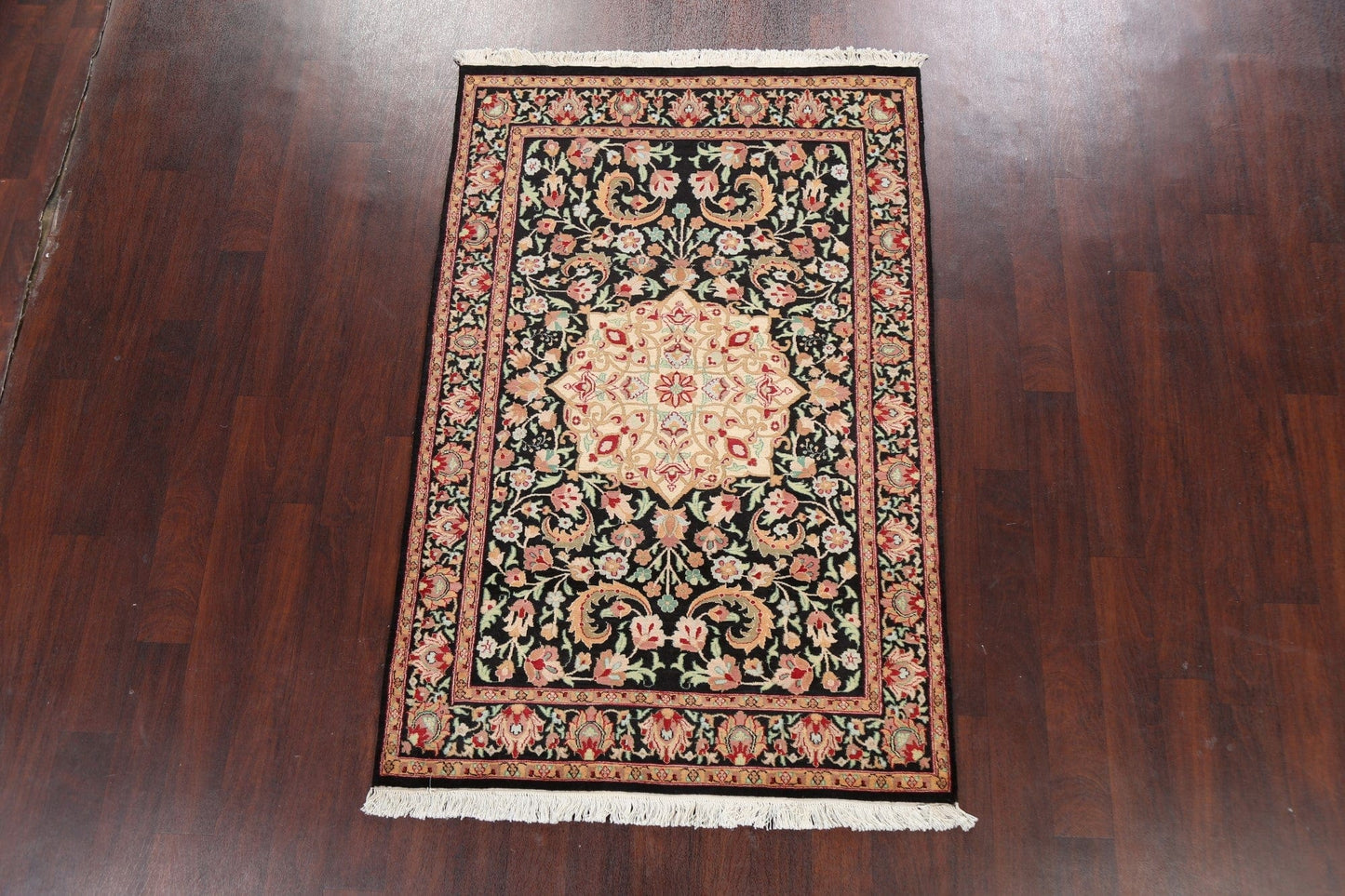 100% Vegetable Dye Tabriz Oriental Area Rug 4x6